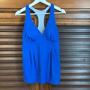 Lands' End Royal Blue Tankini size 12